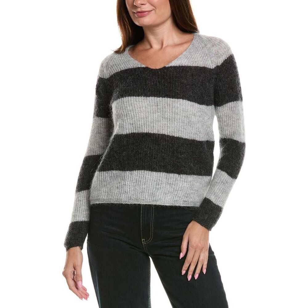 Max Mara Womens Mm By  Ricetta Mohair-Blend Sweater, Grey